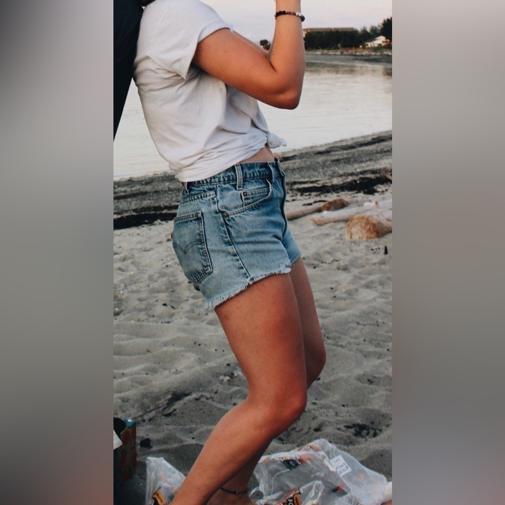 LEVI’S| Vintage | Orange Tab | Cut Off | Denim | Cotton | Shorts | Size 33 | 565